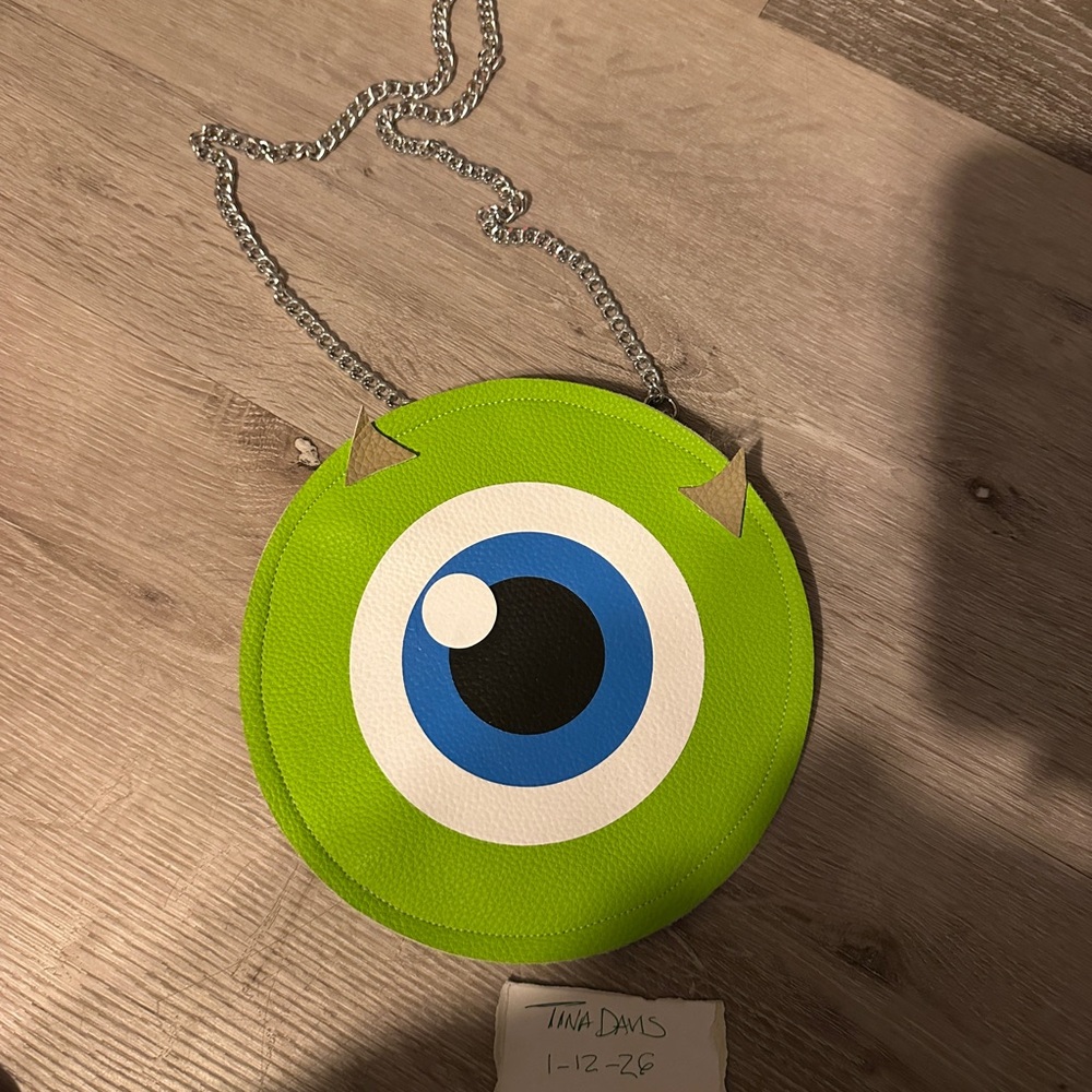 Monster Inc Disney flat lay Bag